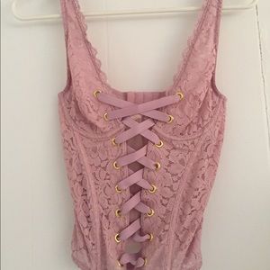 Corset top Victoria’s Secret 32C NWT light pink